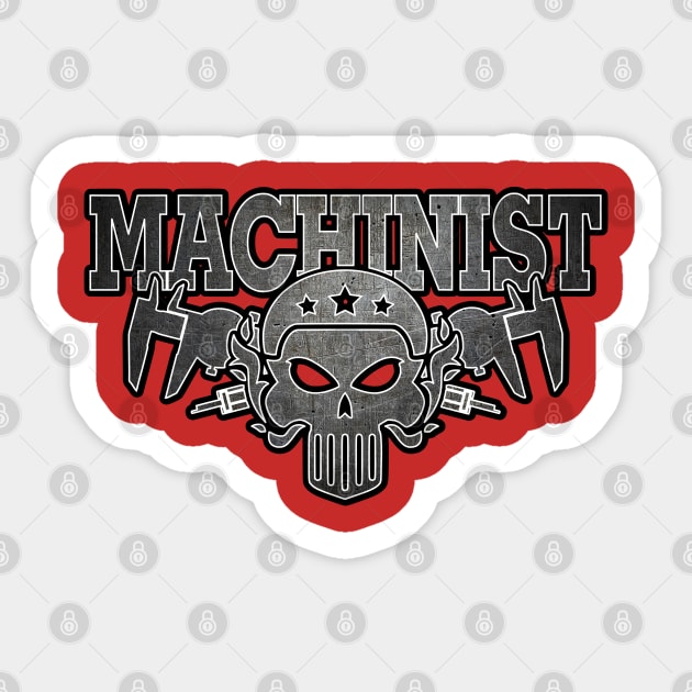 Machinist Sticker by CuteCoCustom